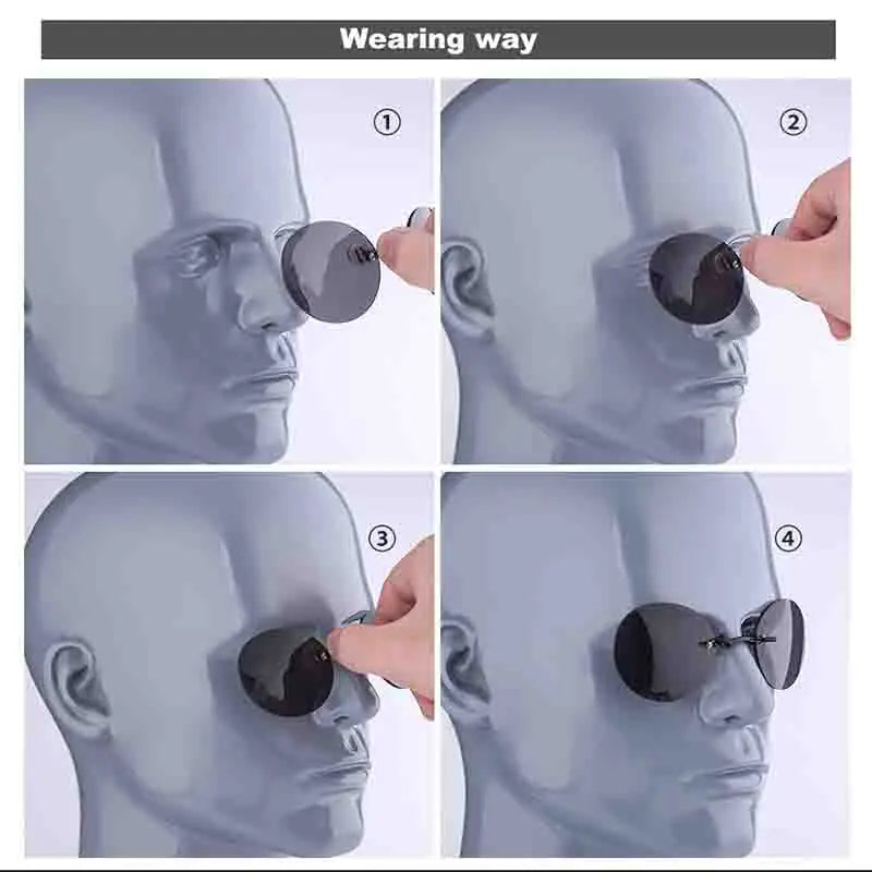 Matrix Morpheus Clip-On Sunglasses